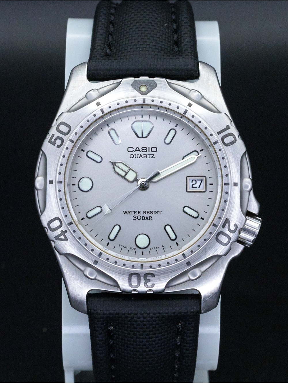 Casio Rare Marlin MD-903 Vintage 36mm Date JDM Import Dive Watch